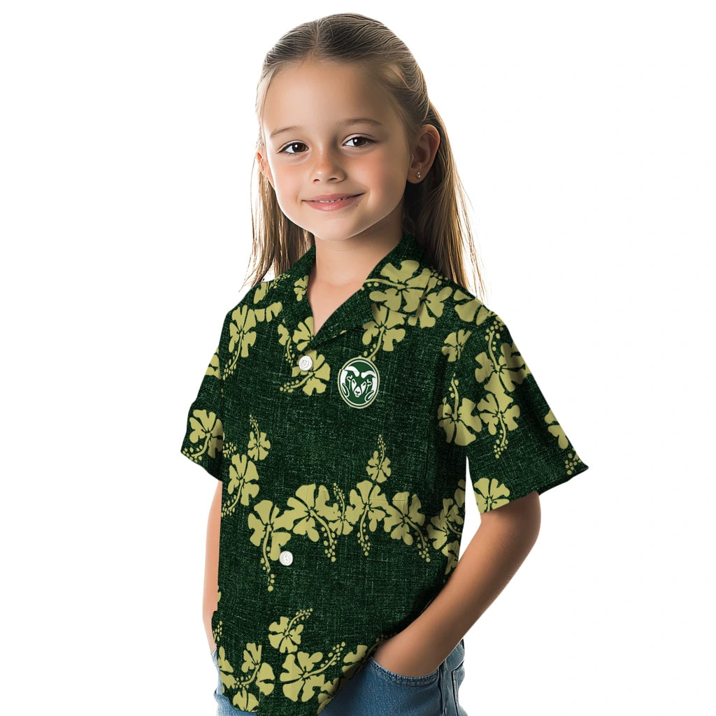 Colorado State Rams Hawaiian Shirt - 50th State Flower | Moonbestprint