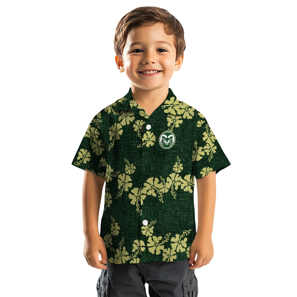 Colorado State Rams Hawaiian Shirt - 50th State Flower | Moonbestprint