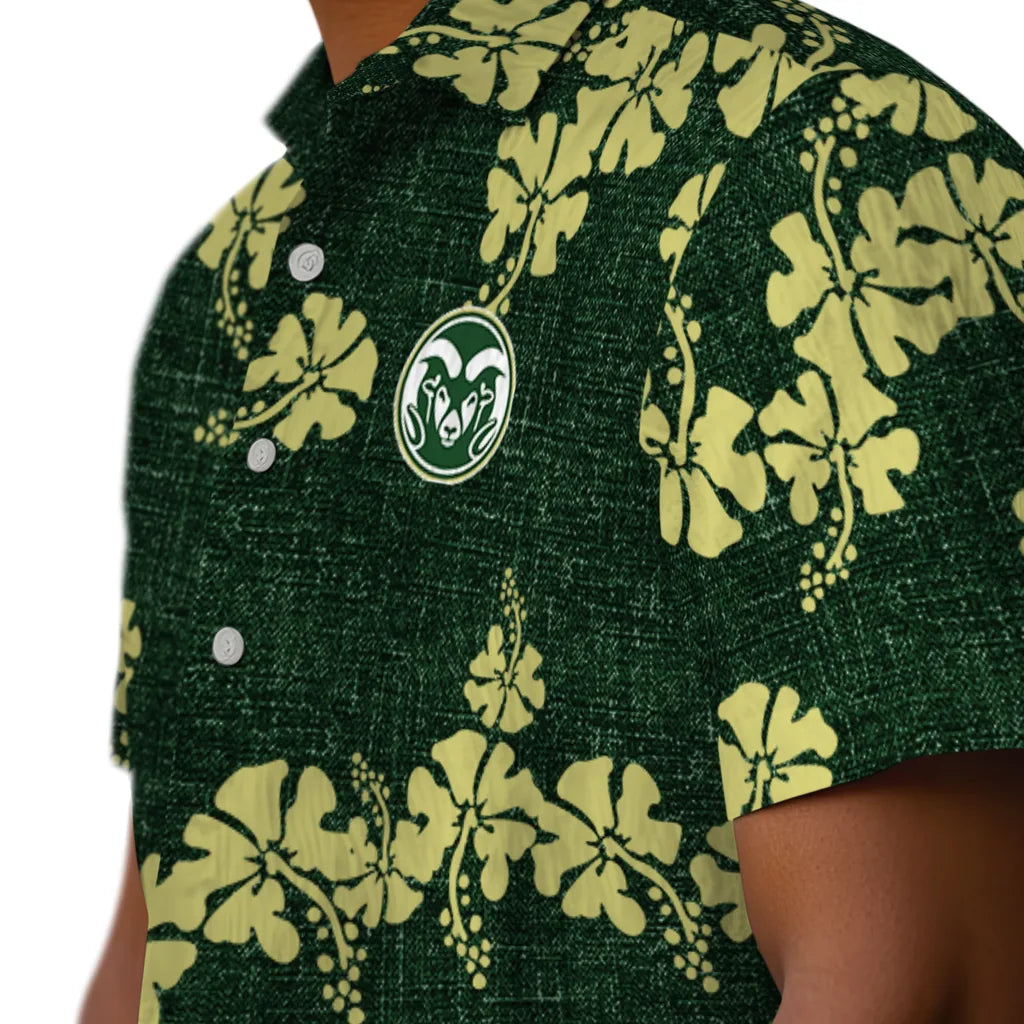 Colorado State Rams Hawaiian Shirt - 50th State Flower | Moonbestprint