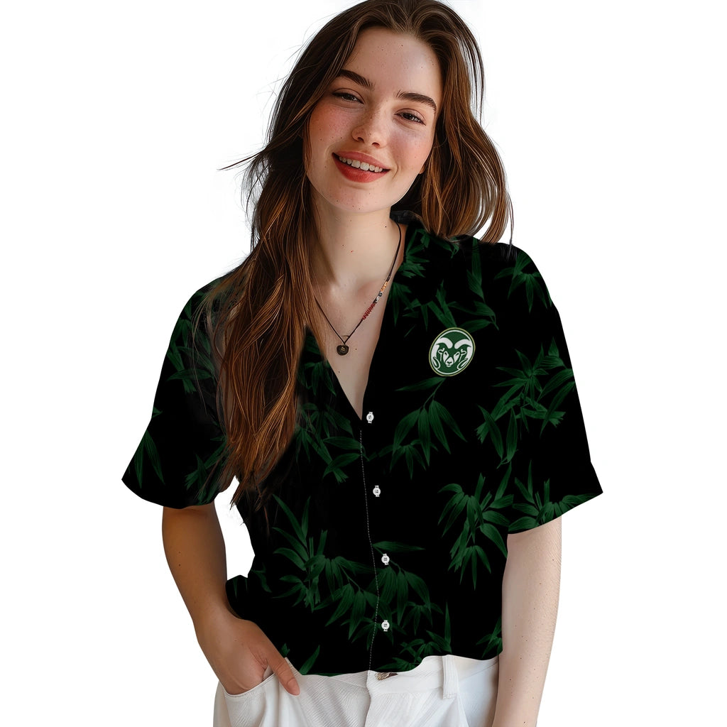 Colorado State Rams Hawaiian Shirt - Bamboo Branches | Moonbestprint