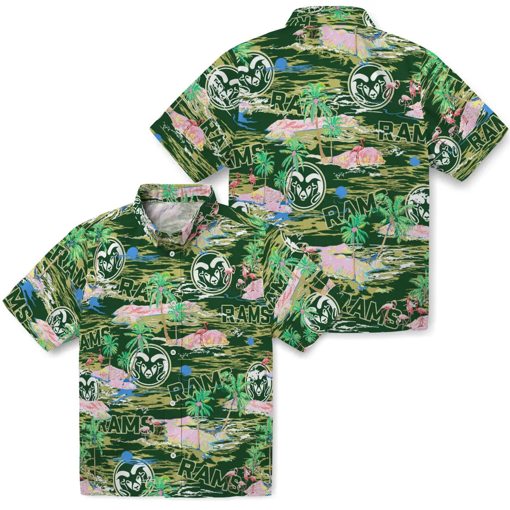 Colorado State Rams Flamingo Retreat 2026 Hawaiian Shirt – Moonbestprint