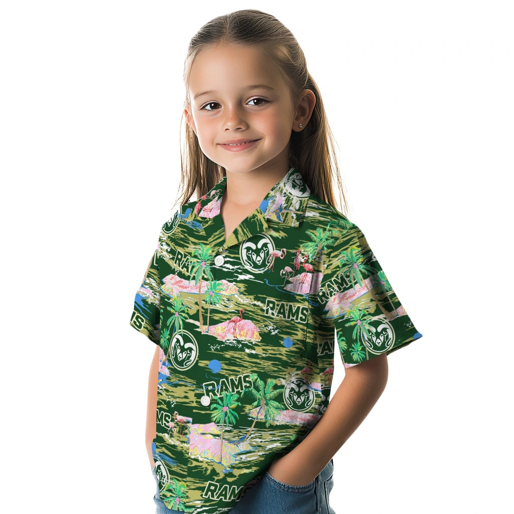 Colorado State Rams Hawaiian Shirt - Hawaii Island | Moonbestprint