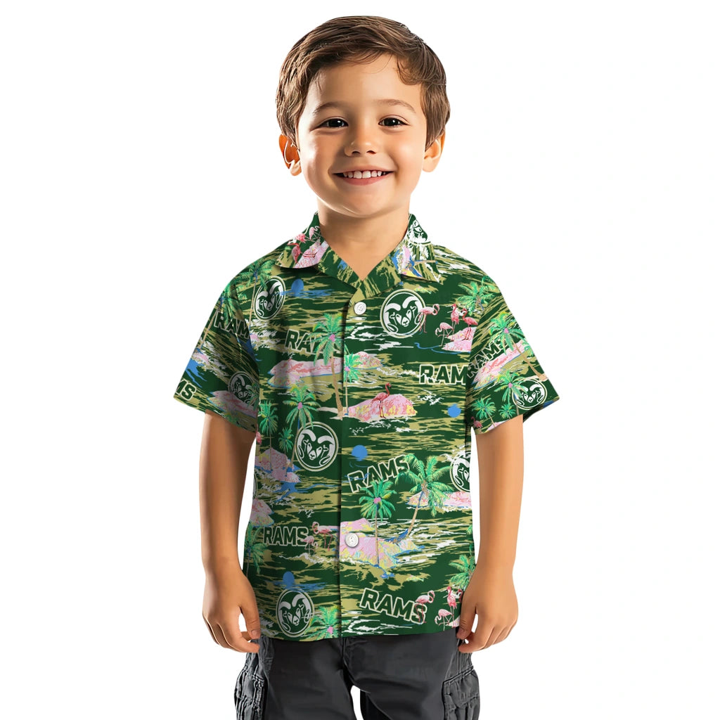 Colorado State Rams Hawaiian Shirt - Hawaii Island | Moonbestprint