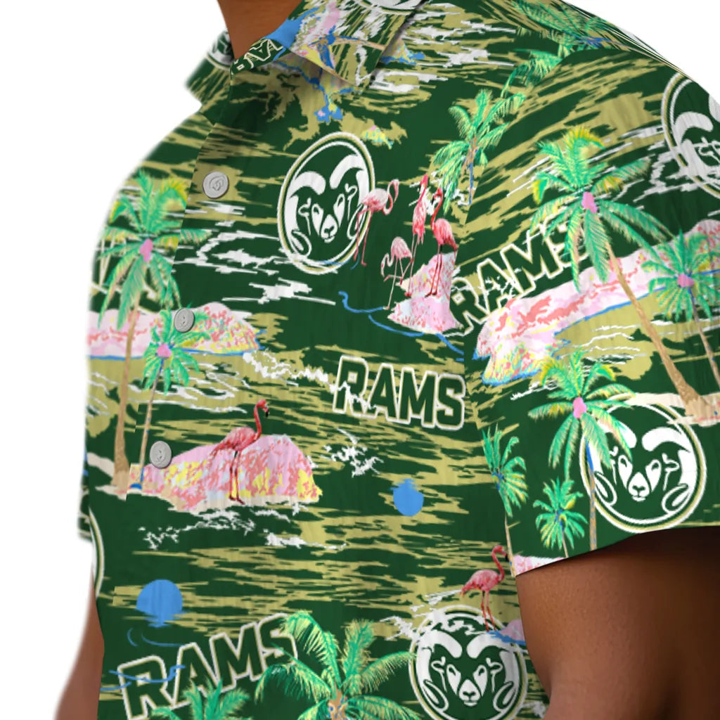 Colorado State Rams Hawaiian Shirt - Hawaii Island | Moonbestprint