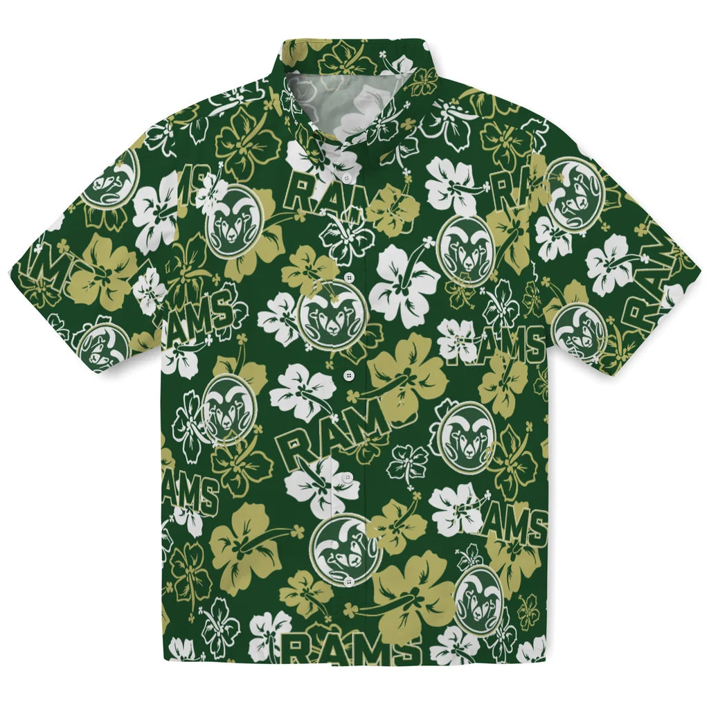 Colorado State Rams Hibiscus Bloom Hawaiian Shirt – Moonbestprint