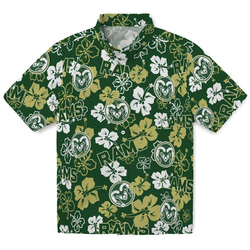 Colorado State Rams Hibiscus Bloom Hawaiian Shirt – Moonbestprint