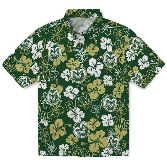 Colorado State Rams Hibiscus Bloom Hawaiian Shirt – Moonbestprint