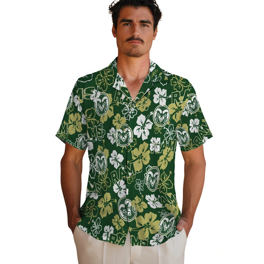 Colorado State Rams Hibiscus Bloom Hawaiian Shirt – Moonbestprint