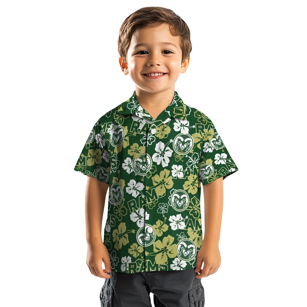 Colorado State Rams Hibiscus Bloom Hawaiian Shirt – Moonbestprint