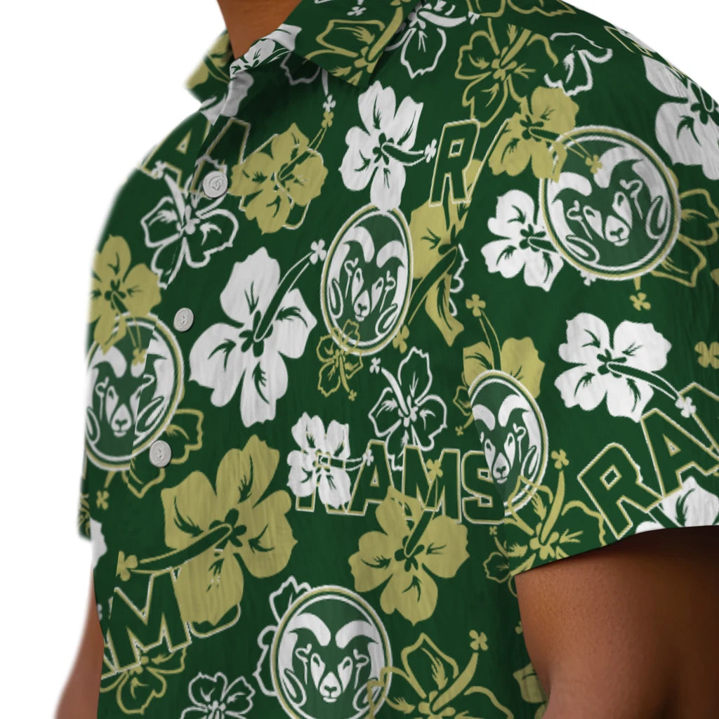 Colorado State Rams Hibiscus Bloom Hawaiian Shirt – Moonbestprint
