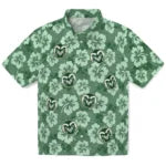 Colorado State Rams Hawaiian Shirt - Hibiscus Cluster | Moonbestprint