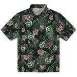 Colorado State Rams Hawaiian Shirt - Hibiscus Leaves Pattern | Moonbestprint