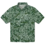 Colorado State Rams Hawaiian Shirt - Hibiscus Oasis | Moonbestprint