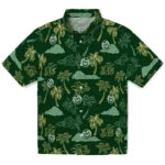 Colorado State Rams Hawaiian Shirt - Palm And Clouds | Moonbestprint