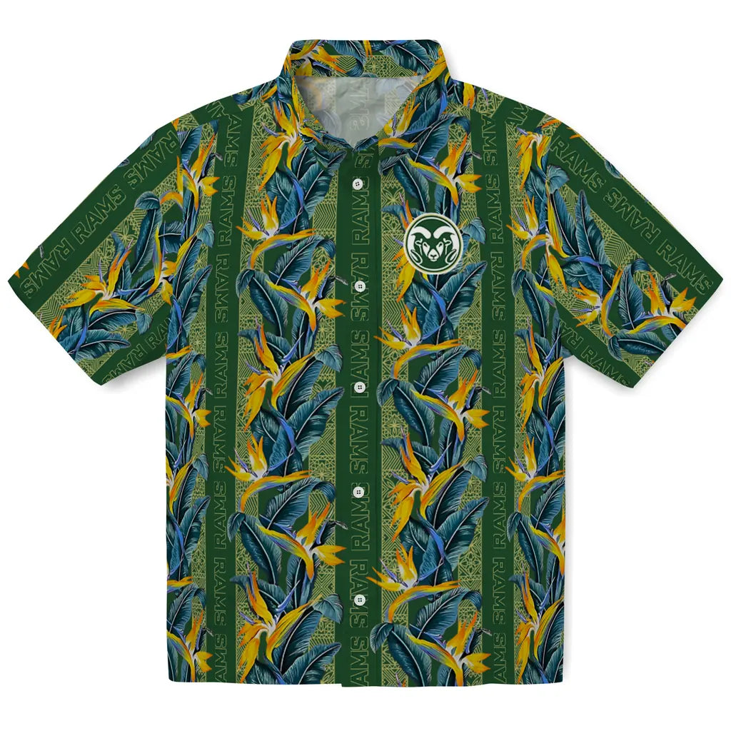 Colorado State Rams Hawaiian Shirt - Paradise Vines | Moonbestprint