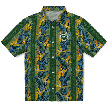 Colorado State Rams Hawaiian Shirt - Paradise Vines | Moonbestprint