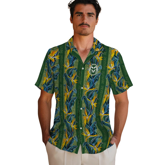 Colorado State Rams Hawaiian Shirt - Paradise Vines | Moonbestprint
