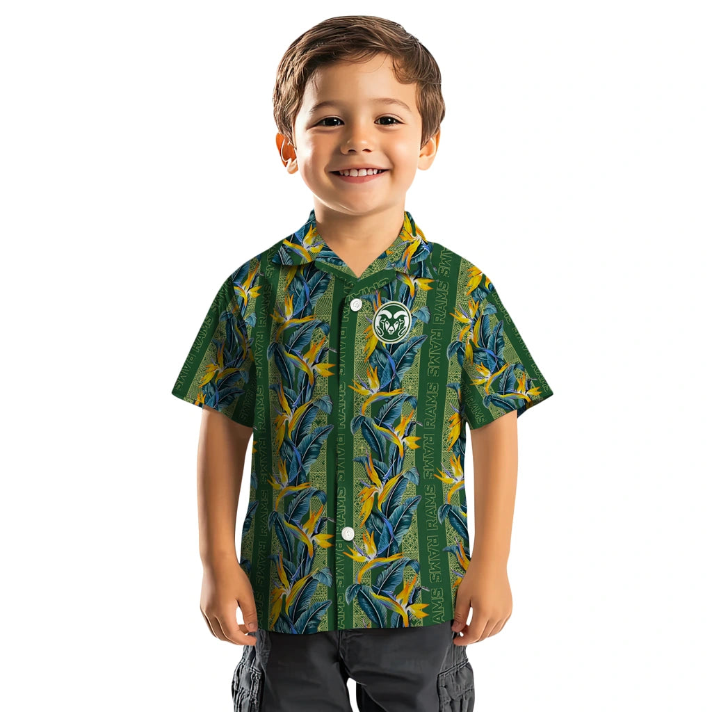 Colorado State Rams Hawaiian Shirt - Paradise Vines | Moonbestprint