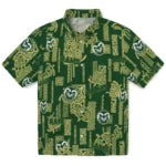 Colorado State Rams Hawaiian Shirt - Turtle Lines | Moonbestprint