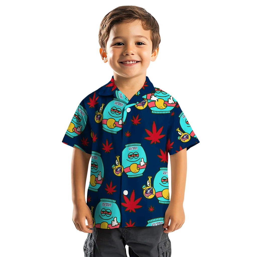 Columbus Blue Jackets Hawaiian Shirt - Chill Vibe | Moonbestprint