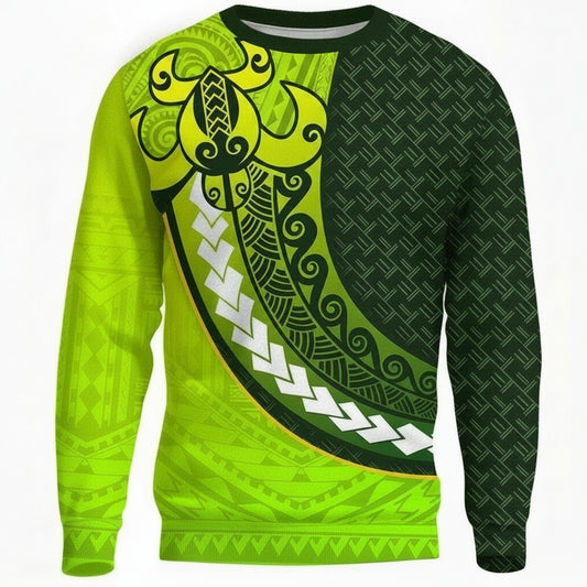 Cook Islands Kuki Airani Sweater ? Newest Style Knitted Long-Sleeved Sweater A7 ? Usalast