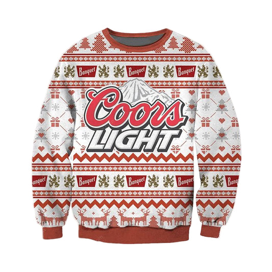Coors Light Beer Ugly Christmas Sweater 2022 ? Usalast