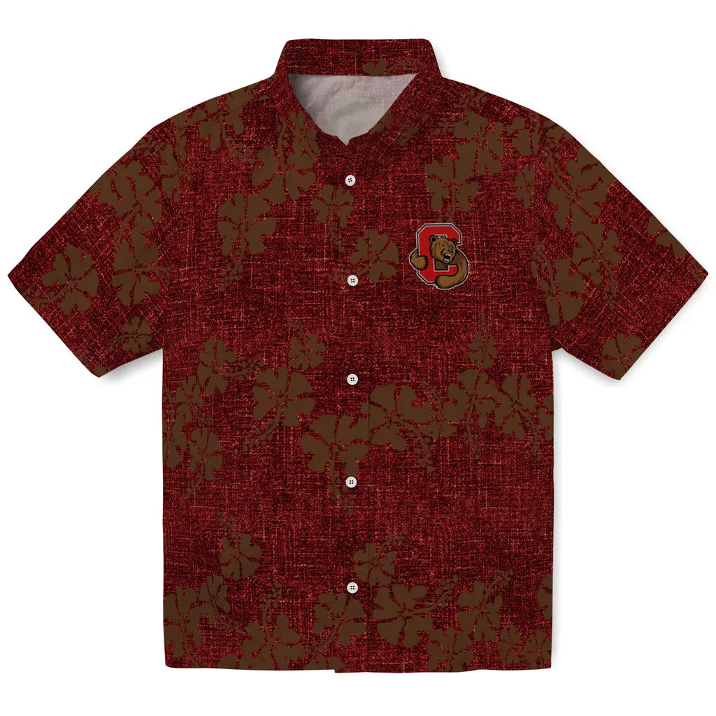 Cornell Big Red Hawaiian Shirt - 50th State Flower | Moonbestprint