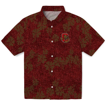Cornell Big Red Hawaiian Shirt - 50th State Flower | Moonbestprint