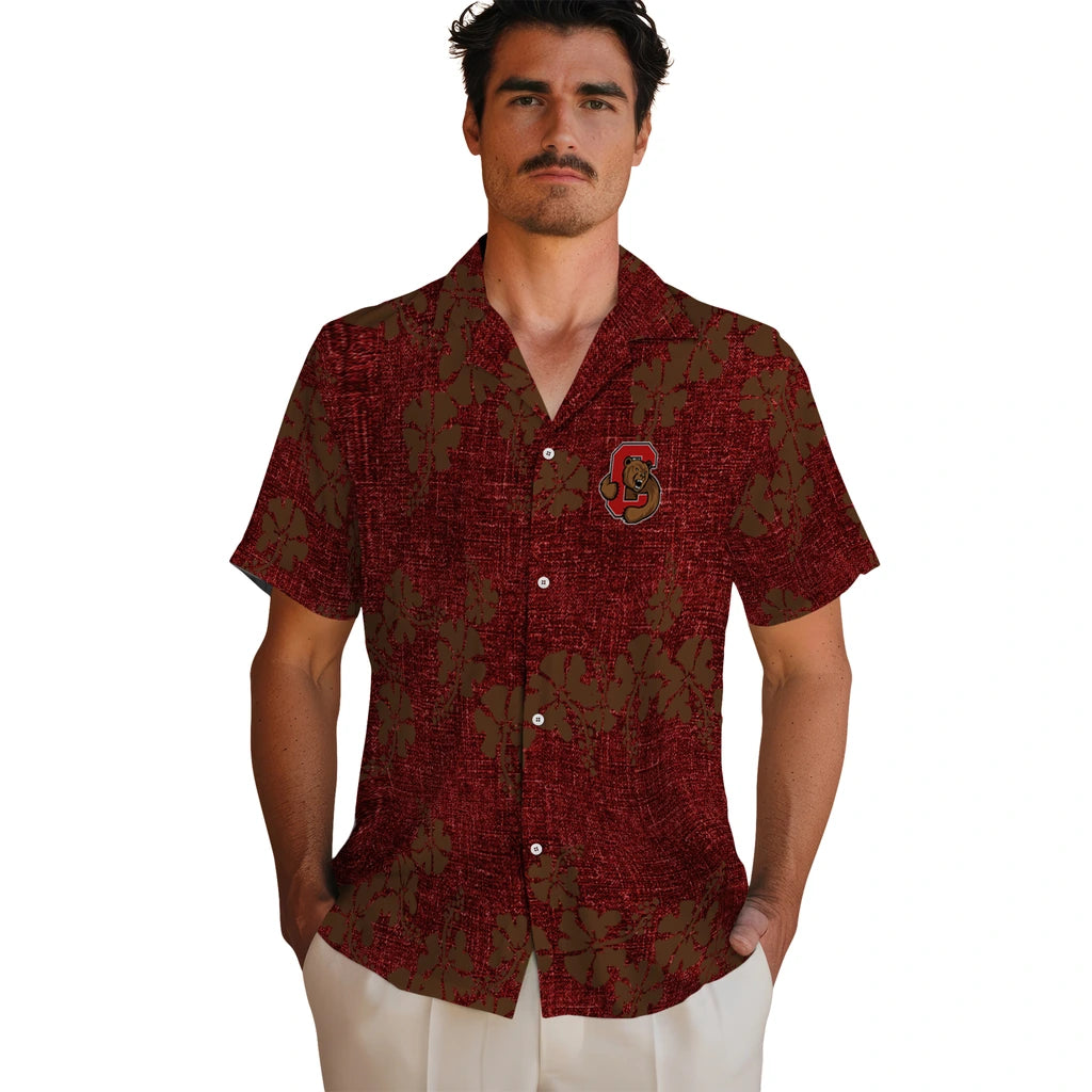 Cornell Big Red Hawaiian Shirt - 50th State Flower | Moonbestprint