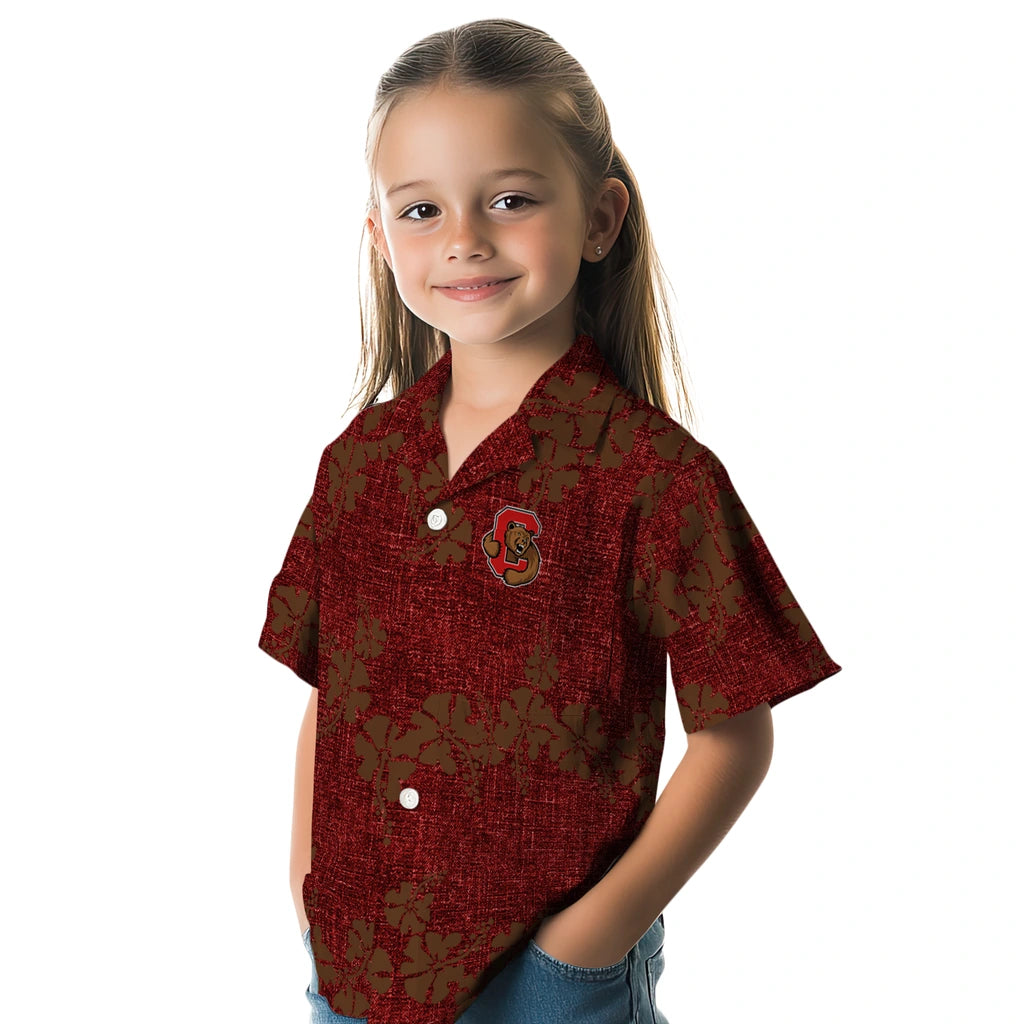 Cornell Big Red Hawaiian Shirt - 50th State Flower | Moonbestprint