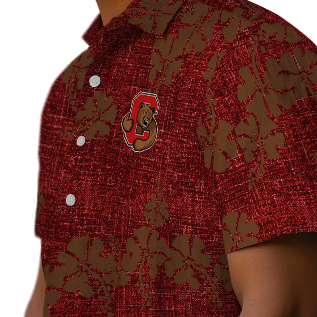 Cornell Big Red Hawaiian Shirt - 50th State Flower | Moonbestprint