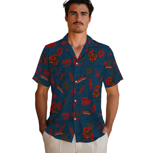Cornell Big Red Hawaiian Shirt - Beach Vibe | Moonbestprint