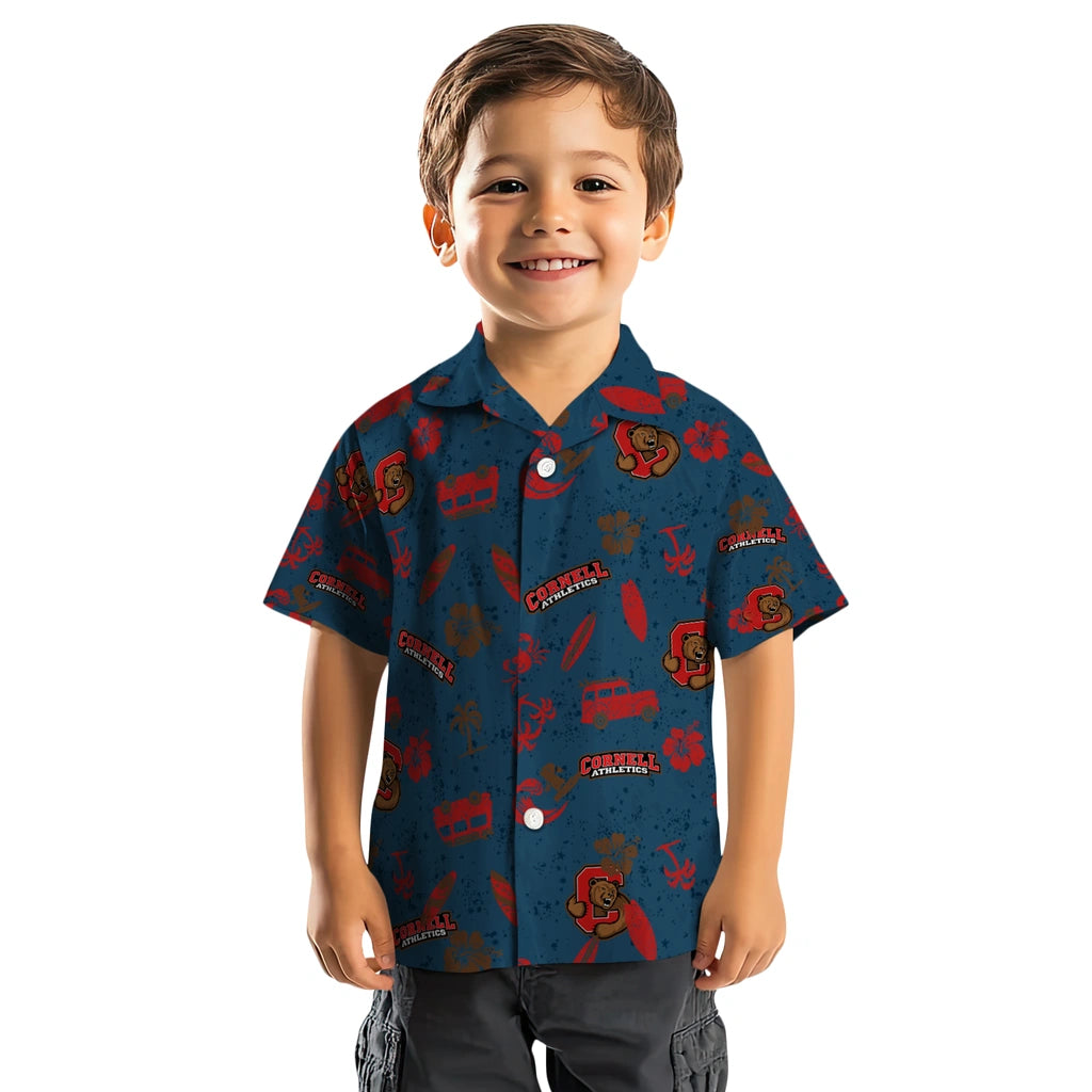 Cornell Big Red Hawaiian Shirt - Beach Vibe | Moonbestprint