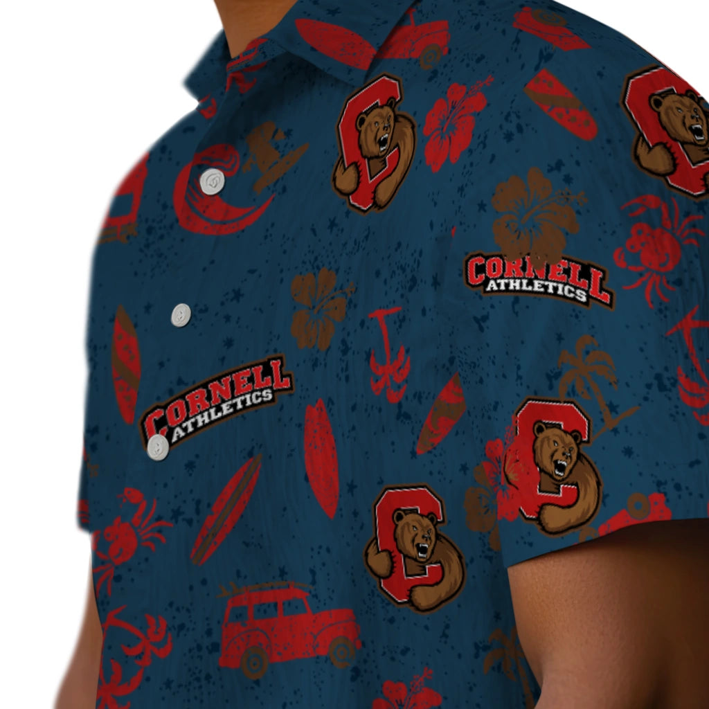 Cornell Big Red Hawaiian Shirt - Beach Vibe | Moonbestprint