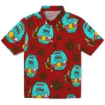 Cornell Big Red Hawaiian Shirt - Chill Vibe | Moonbestprint