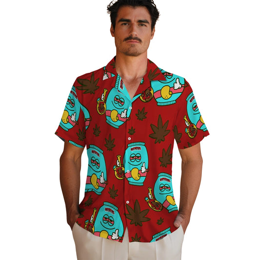 Cornell Big Red Hawaiian Shirt - Chill Vibe | Moonbestprint