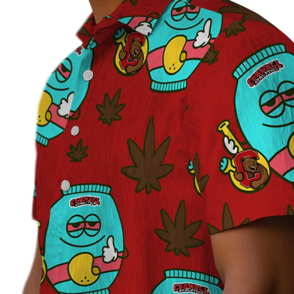 Cornell Big Red Hawaiian Shirt - Chill Vibe | Moonbestprint