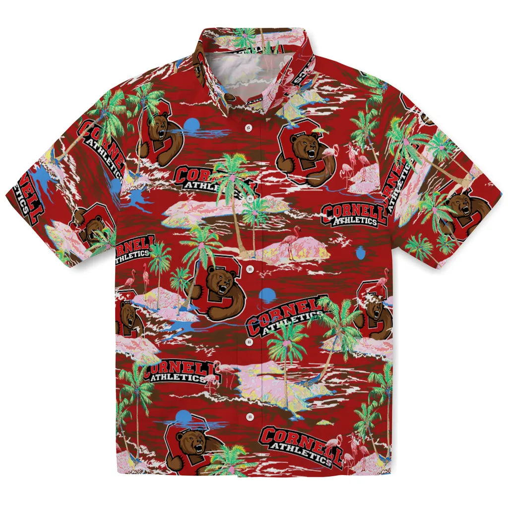 Cornell Big Flamingo Retreat 2026 Hawaiian Shirt – Moonbestprint