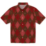 Cornell Big Red Hawaiian Shirt - Golfing Plaid | Moonbestprint