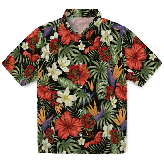 Cornell Big Red Hawaiian Shirt - Hawaii Floral Hibiscus | Moonbestprint