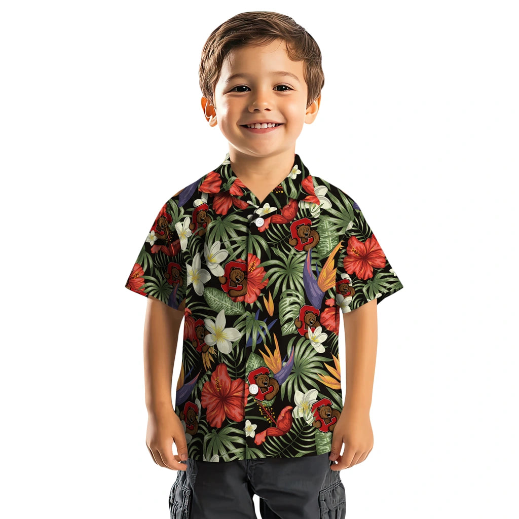 Cornell Big Red Hawaiian Shirt - Hawaii Floral Hibiscus | Moonbestprint