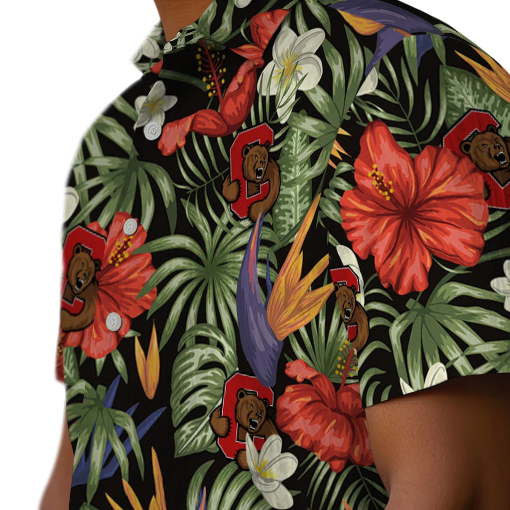 Cornell Big Red Hawaiian Shirt - Hawaii Floral Hibiscus | Moonbestprint