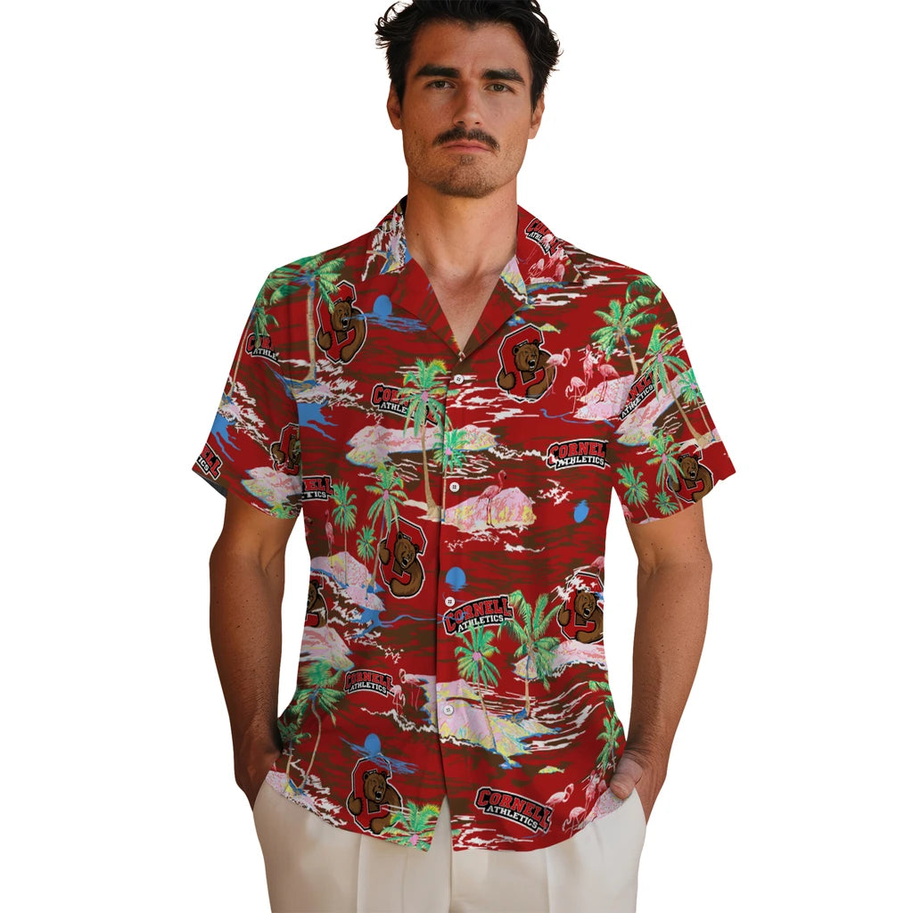 Cornell Big Red Hawaiian Shirt - Hawaii Island | Moonbestprint