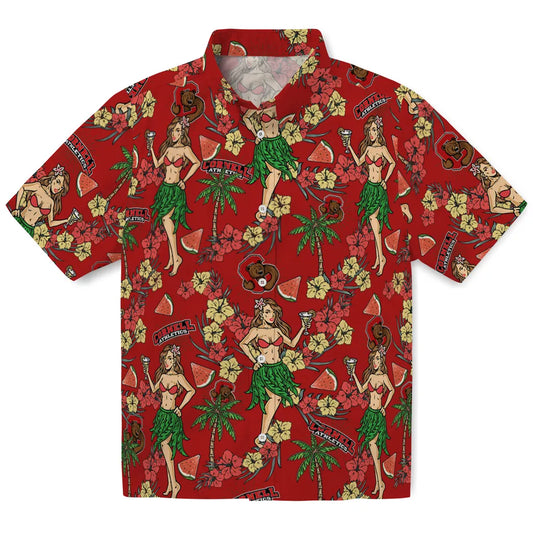 Cornell Big Red Hawaiian Shirt - Hawaiian Girls Design | Moonbestprint