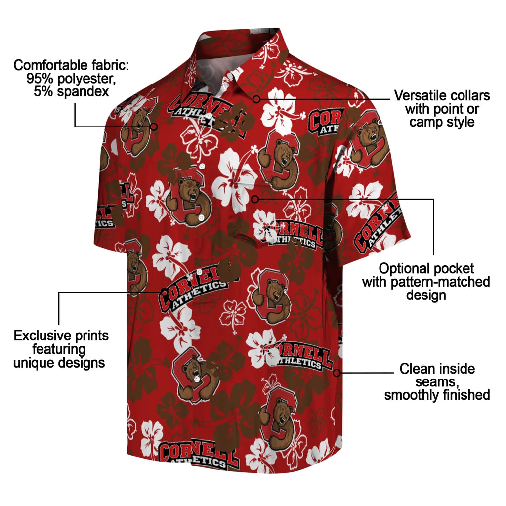 Cornell Big Hibiscus Bloom Hawaiian Shirt – Moonbestprint