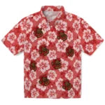 Cornell Big Red Hawaiian Shirt - Hibiscus Cluster | Moonbestprint