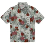 Cornell Big Red Hawaiian Shirt - Hibiscus Designs | Moonbestprint