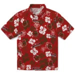 Cornell Big Red Hawaiian Shirt - Hibiscus Flower Design | Moonbestprint