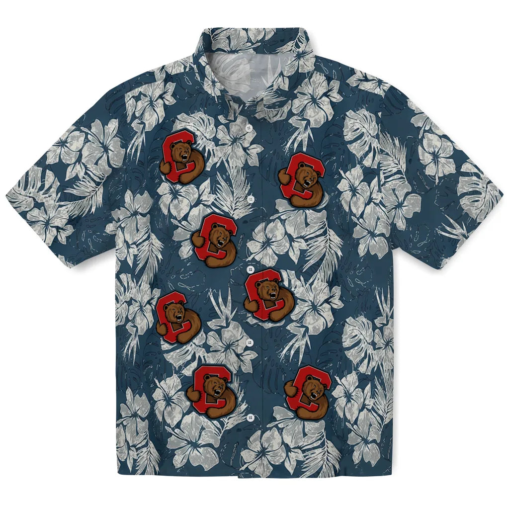Cornell Big Red Hawaiian Shirt - Hibiscus Flowers | Moonbestprint