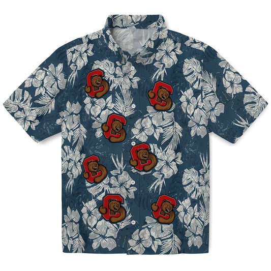 Cornell Big Red Hawaiian Shirt - Hibiscus Flowers | Moonbestprint